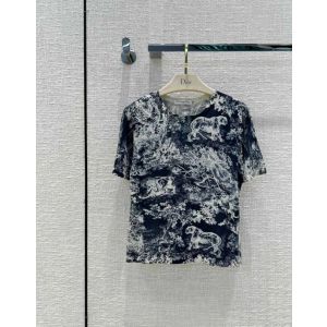 T-shirt with print Color navy - SINSAY - 2147O-59X