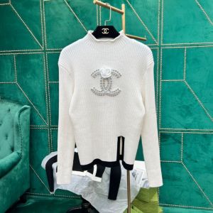Shop Louis Vuitton DAMIER 2023-24FW Wool Long Sleeves Plain Luxury Sweaters  (1AATZW, 1ABIYH) by Allee55