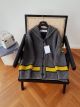 Dior Wool Cardigan - CARDIGAN WITH SAILOR COLLAR Gray and Yellow Wool and Cashmere with Signature on the Back Reference: 244G53AM121_X2844 diormo5110070722