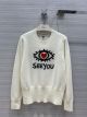 Dior Cashmere Sweater - 'I SEE YOU' SWEATER Ecru Cashmere Reference: 144S45AM056_X0800 diorxx306806171