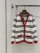 Gucci Cardigan - GG KNIT STRIPED COTTON CARDIGAN Style number 691543 XKCAG 9189 ggyg4349032222