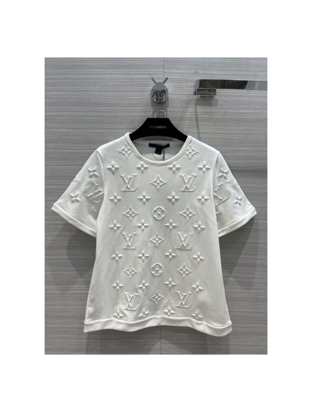 T-shirt Louis Vuitton Grey size XL International in Cotton - 20621121