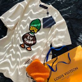 Louis Vuitton 2022-23FW Intarsia Jacquard Duck Short-Sleeved